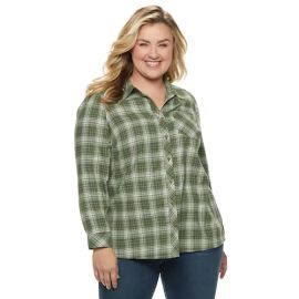 Essential Supersoft Flannel Shirt by Sonoma Goods for Life at Kohls